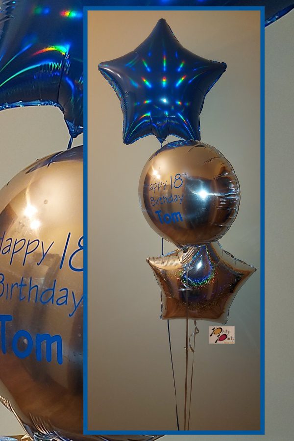 3 Foil Balloon Bouquet in a Box - Image 4